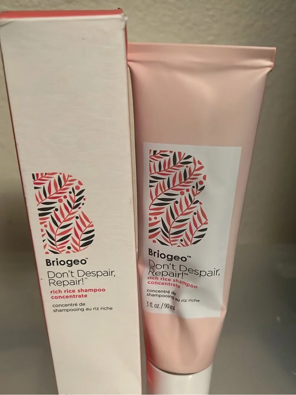Briogeo Pink Don’t Despair, Repair! Rich Rice Shampoo Concentrate & Sculpt reviv